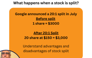 what happens when a stock is split